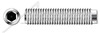 M8-1.25 X 60mm DIN 915 / ISO 4028, Metric, Hex Socket Set Screws, Dog Point, A2 Stainless Steel