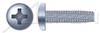 M5 X 10mm Thread Cutting Screws, Pan Head with Phillips Drive, Zinc Plated Steel, DIN 7516 Type A