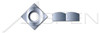 M5-0.8 DIN 557, Metric, Regular Square Nuts, Class 5 Steel, Zinc Plated