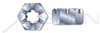 M16-1.5 DIN 935 / ISO 7035, Metric, Slotted Castle Nuts, Steel, Zinc Plated