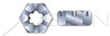 M14-2.0 DIN 937, Metric, Thin Slotted Castle Nuts, Steel, Zinc Plated