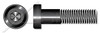 M10-1.5 X 40mm Low Head Socket Cap Screws with Hex Drive and Key Guide, Class 8.8 Plain Steel, DIN 6912