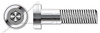 M10-1.5 X 22mm Low Head Socket Cap Screws with Hex Drive and Key Guide, Stainless Steel A2, DIN 6912