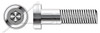 M10-1.5 X 25mm Low Head Socket Cap Screws with Hex Drive and Key Guide, Stainless Steel A2, DIN 6912
