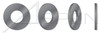 M10 DIN 6340, Metric, Thrust Flat Washers, Heavy Duty, Steel, Hardened, Plain