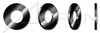 M14 DIN 6916 / ISO 7416, Metric, Construction Flat Washers, Steel, Hardened, Hot Dip Galvanized, Black