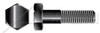 5/16"-18 X 3/4" Hex Head Cap Screws Bolts, Grade 2 Steel, Black Oxide