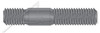 M8-1.25 X 20mm DIN 938, Metric, Double-Ended Stud with Plain Center, Screw-in End 1.0 X Diameter, Class 5.8 Steel, Plain
