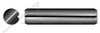 M4 X 10mm DIN 1473, Metric, Grooved Pins, Class 6.8 Steel