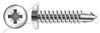 M4.8 X 25mm DIN 7504 Type M, Metric, Self-Drilling Screws, Pan Pozidriv Alternative Drive, A2 Stainless Steel