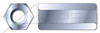 M20-2.5 DIN 6334, Metric, Hex Coupling Nuts, High Type, Class 6 Steel, Zinc Plated
