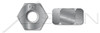 M22-2.5 DIN 6915, Metric, Hex Heavy Nuts, Class 10 Steel, Hot Dip Galvanized