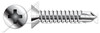 M3.9 X 22mm DIN 7504 Type O, Metric, Self-Drilling Screws, Flat Phillips Drive, A2 Stainless Steel