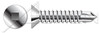 M4.2 X 19mm DIN 7504 Type O, Metric, Self-Drilling Screws, Flat Square Drive, A2 Stainless Steel