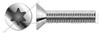 M2.5-0.45 X 5mm DIN 7500 Type ME, Metric, Thread Rolling Screws, Flat Head 6-Lobe Drive, A2 Stainless Steel