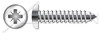 M4.2 X 13mm DIN 7981 / ISO 7049, Metric, Self-Tapping Sheet Metal Screws, Pan Pozidriv Alternative Drive, Full Thread, A4 Stainless Steel