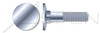 1/4"-20 X 1-1/2" Elevator Bolts, Flat Head, Square Neck, Steel, Zinc Plated