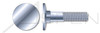 5/16"-18 X 1-1/2" Elevator Bolts, Flat Head, Square Neck, Steel, Zinc Plated