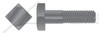 1"-8 X 3-1/2" Machine Bolts, Square Head, Steel, Plain