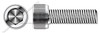 M6-1.0 X 50mm DIN 912 / ISO 4762, Metric, Hex Socket Head Cap Screws, Full Thread, A2 Stainless Steel