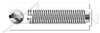 M8-1.25 X 25mm DIN 551 / ISO 4766, Metric, Slotted Set Screws, Flat Point, A4 Stainless Steel