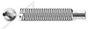 M8-1.25 X 25mm DIN 417 / ISO 7435, Metric, Slotted Set Screws, Long Dog Point, Full Thread, A2 Stainless Steel