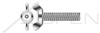 M10-1.5 X 30mm DIN 316, Metric, Wing Screws, German Style, Full Thread, A4 Stainless Steel