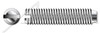 M8-1.25 X 12mm DIN 438, Metric, Slotted Set Screws, Cup Point, Full Thread, A2 Stainless Steel