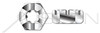 M24-3.0 DIN 937, Metric, Thin Slotted Castle Nuts, A4 Stainless Steel