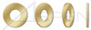 1/2" Flat Washers, Regular Series, Steel, Yellow Cadmium Plating, AN970, DFARS