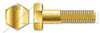 5/8"-11 X 2" Hex Cap Screws, Coarse Threading, ASTM A354 Grade BD Alloy Steel, Yellow Zinc and Baked, B1821BH (supersedes MS90727F), DFARS