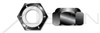 5/16"-18 Nylon Insert Hex Lock Nuts, Black Oxide Coated Steel, NM and NE Standard Series