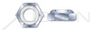 1/4"-28, THK=13/64", A/F=7/16" Hex Nylon Insert Stop Lock Nuts, NTM and NTE Thin Series, Steel, Zinc Plated 1/4"-28, THK=13/64", A/F=7/16" Hex Nylon Insert Stop Lock Nuts, NTM and NTE Thin Series, Steel, Zinc Plated