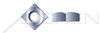 1-1/2"-6 Regular Square Nuts, Steel, Zinc Plated