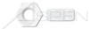 #12-24 Hex Nuts, Type 6/6 Nylon