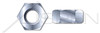1/2"-13 Hex Finished Nuts, Aluminum Alloy 6061-T6