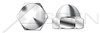 #10-24 Acorn Cap Dome Nuts, Closed End, Aluminum Alloy 2011-T3