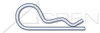 0.148" X 3-5/16" Bridge Pins, Zinc Plated Steel