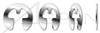 0.375" E-Retaining Rings, 15-7 Mo Stainless Steel