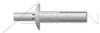 1/4" X 1-1/8" Masonry Drive Pin Rivets, Aluminum, Brazier Head