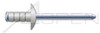 3/16" X 0.550", Grip=0.194"-0.201" Multigrip Rivets, Aluminum Body / Steel Pin, Brazier Head
