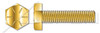 1"-8 X 6" Hex Tap Bolts, Full Thread, Grade 8 Steel, Yellow Zinc