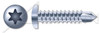 #10 X 2" Self Tapping Sheet Metal Screws with Drill Point, Pan Head with 6Lobe Torx(r) Drive, Steel, Zinc Plated and Baked