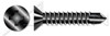 #10 X 1-1/4" Self-Drilling Screws, Flat Phillips Drive, Steel, Black Oxide and Oil
