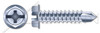 #10 X 3/4" Self-Drilling Screws, Hex Indented Washer Phillips/Slot Combo Drive, Steel, Zinc Plated and Baked #10 X 3/4" Self-Drilling Screws, Hex Indented Washer Phillips/Slot Combo Drive, Steel, Zinc Plated and Baked