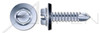 #10 X 3/4" Sheet Metal Self Tapping Screws with Drill Point, Indented Hex Washer Head with Slotted Drive and Sealing Washer, Steel, Zinc Plated and Baked #10 X 3/4" Sheet Metal Self Tapping Screws with Drill Point, Indented Hex Washer Head with Slotted Drive and Sealing Washer, Steel, Zinc Plated and Baked