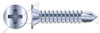 #12 X 1-1/2" Self-Drilling Screws, Wafer Head Phillips Drive, Steel, Zinc Plated