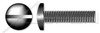 #6-32 X 1/4" Machine Screws, Binding Head Slot Drive, Full Thread, Steel, Black Oxide