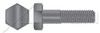 5/8"-11 X 2-3/4" Hex Head Cap Screws Bolts, UNC Coarse Thread, Grade 2 Steel, Plain
