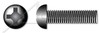 #4-40 X 1/2" Machine Screws, Round Phillips Drive, Full Thread, Steel, Black Oxide